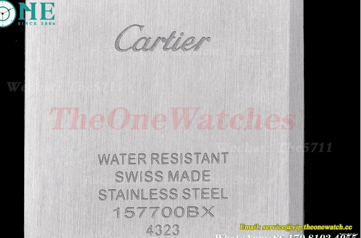 Small Leather Quartz Must On SS Grey Strap White K11F Tank LE dial 0206